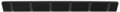 Knaggrekke flex svart eik 6 knagger 60 cm